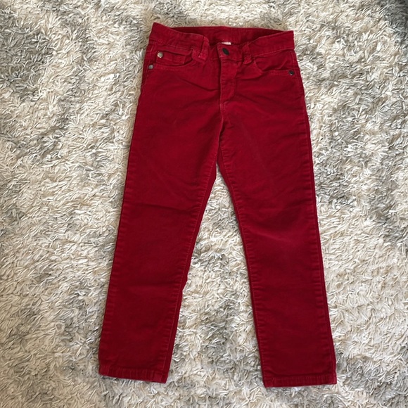Payton & Parker Red Corduroy Adjustable Waist Pants Kids size 5T - Picture 5 of 8
